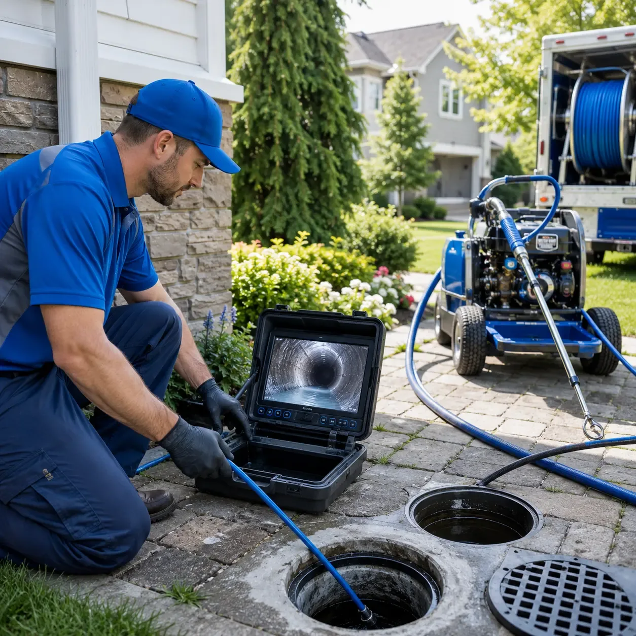 Outdoor drain cleaning professionals serving Lexington, GA