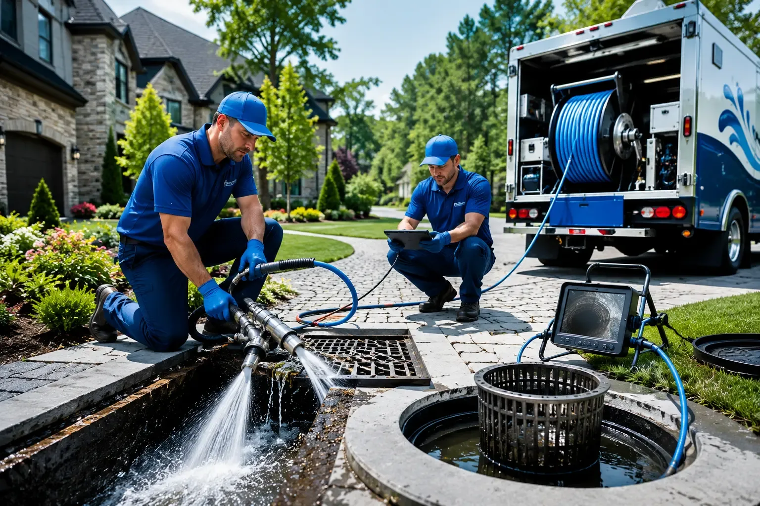 Local outdoor drain cleaning professionals in Lexington, GA